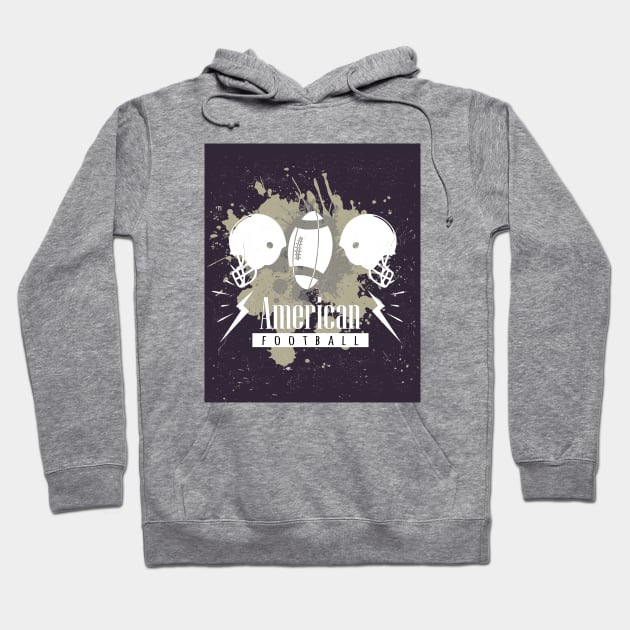 American FootbalL Hoodie by Johnny